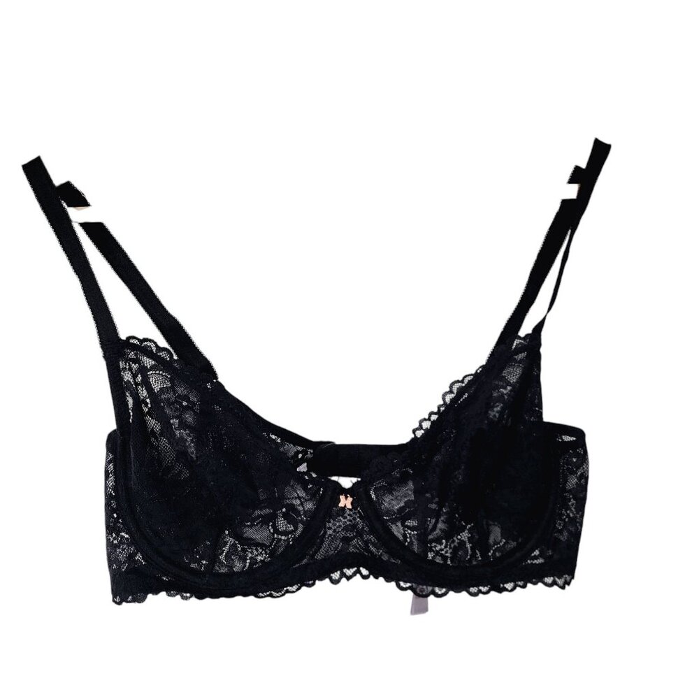 Savage x Fenty Womens Lace Underwire Bra Adjustable Straps &‎ Hook Closure 34C